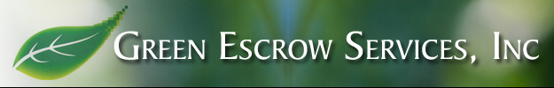 Green escrow services logo